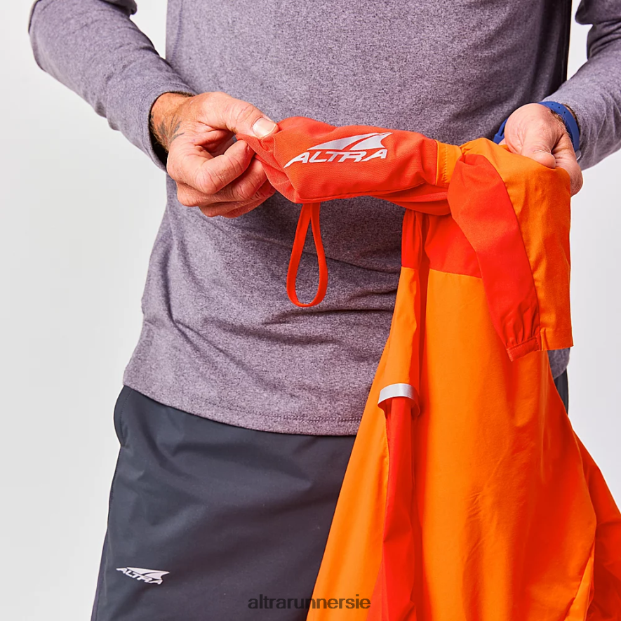 Altra ZZJJLB336 TRAIL WIND JACKET Men Jackets & Vests Red/Orange