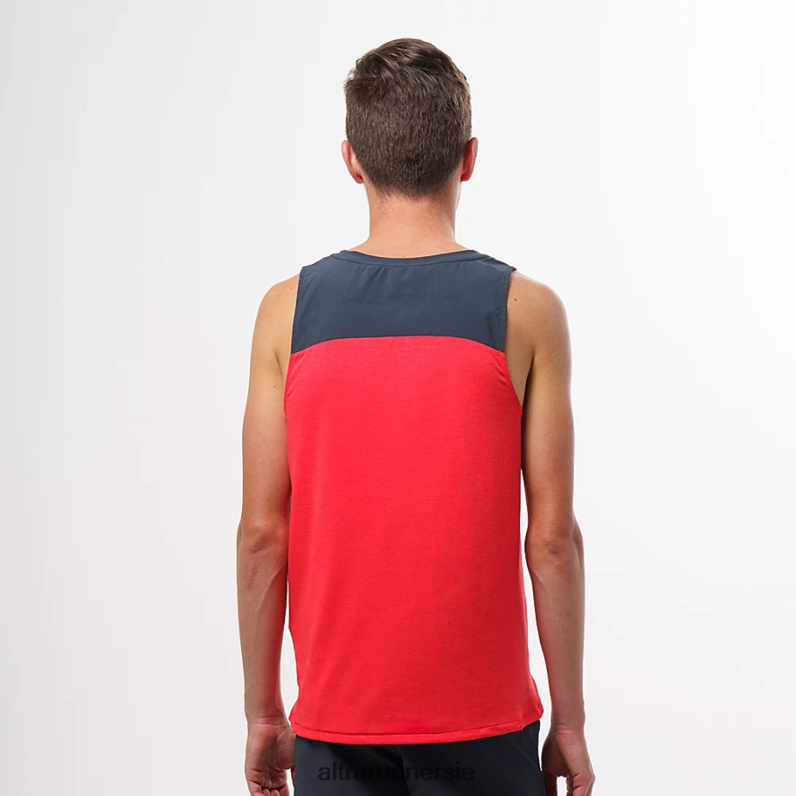 Altra ZZJJLB298 VANISH TANK TOP Men Tops Fiery Red Heather