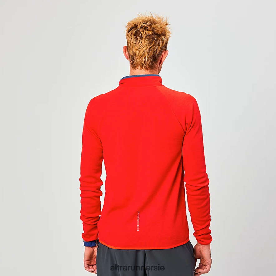 Altra ZZJJLB314 CORE MERINO WOOL 1/2 ZIP Men Tops Red