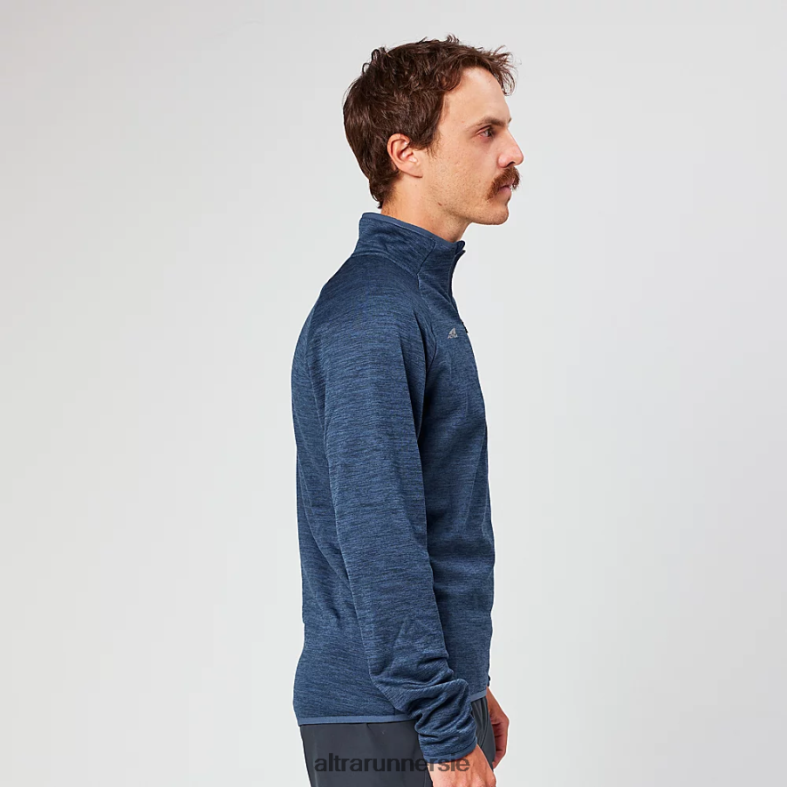 Altra ZZJJLB321 CORE 1/2 ZIP PULLOVER Men Tops Moonlit Ocean Blue