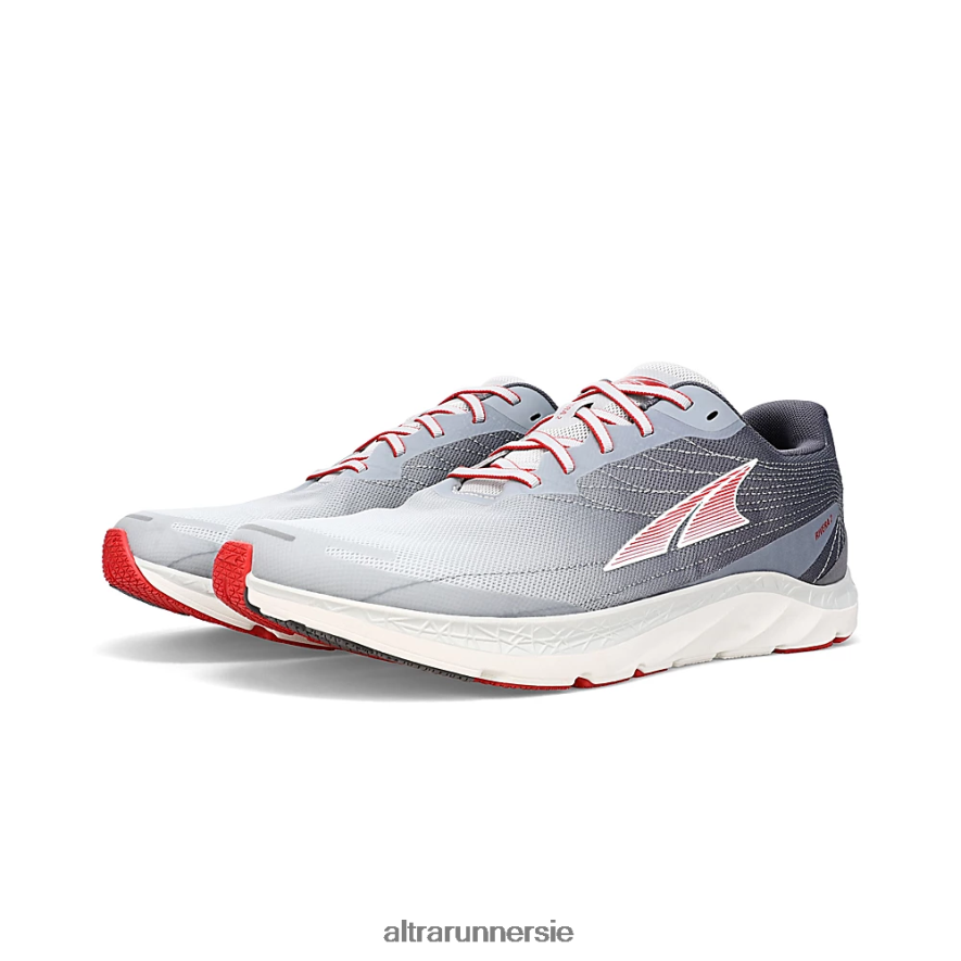 Altra ZZJJLB295 RIVERA 2 Men Road Shoes Light Gray/Red