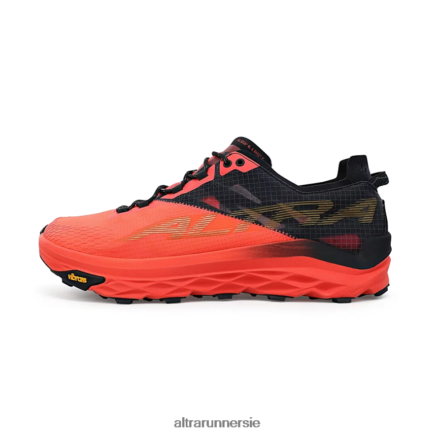 Altra ZZJJLB215 MONT BLANC Men Trail Shoes Coral/Black
