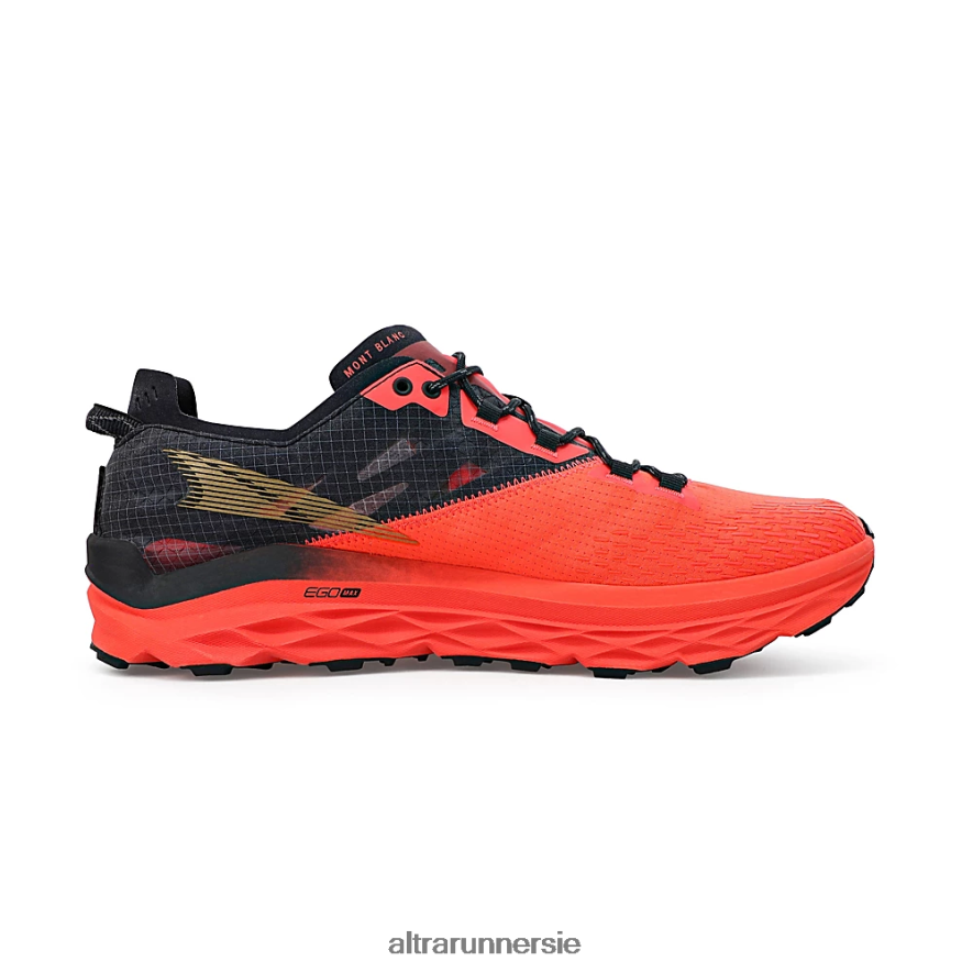 Altra ZZJJLB215 MONT BLANC Men Trail Shoes Coral/Black