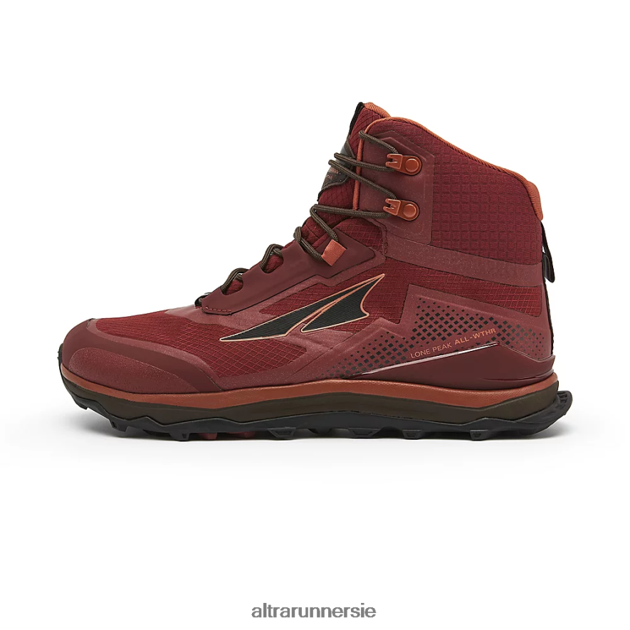 Altra ZZJJLB241 LONE PEAK ALL-WTHR MID Men Trail Shoes Maroon