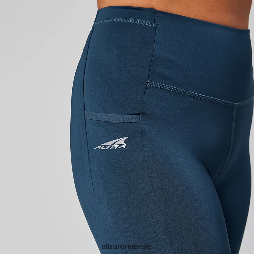 Altra ZZJJLB160 CORE CROP TIGHT Women Bottoms Moonlit Ocean Blue