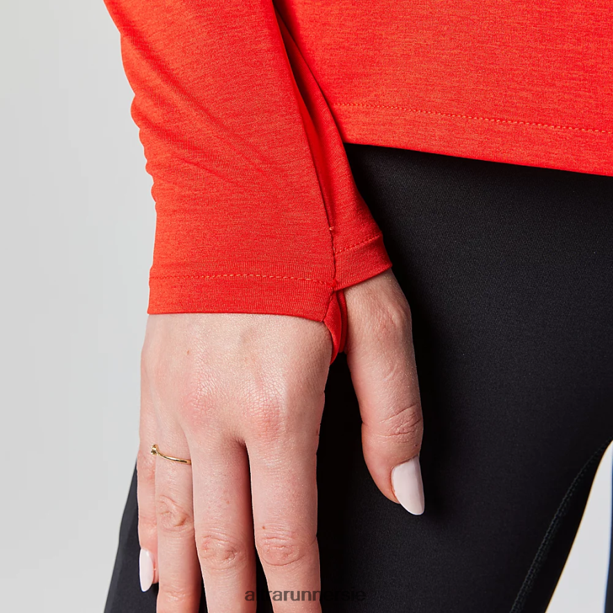 Altra ZZJJLB120 CORE LONG SLEEVE Women Tops Red