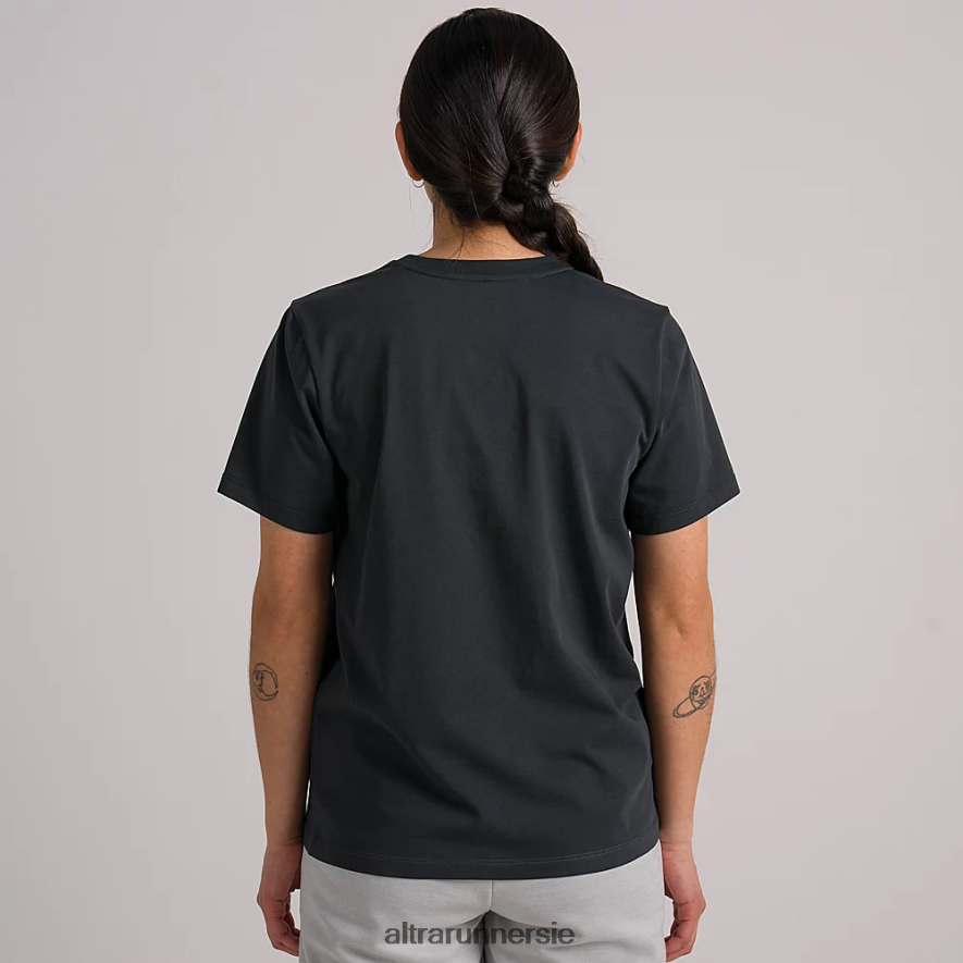 Altra ZZJJLB133 EVERYDAY RECYCLED TEE Women Tops Forest River Black