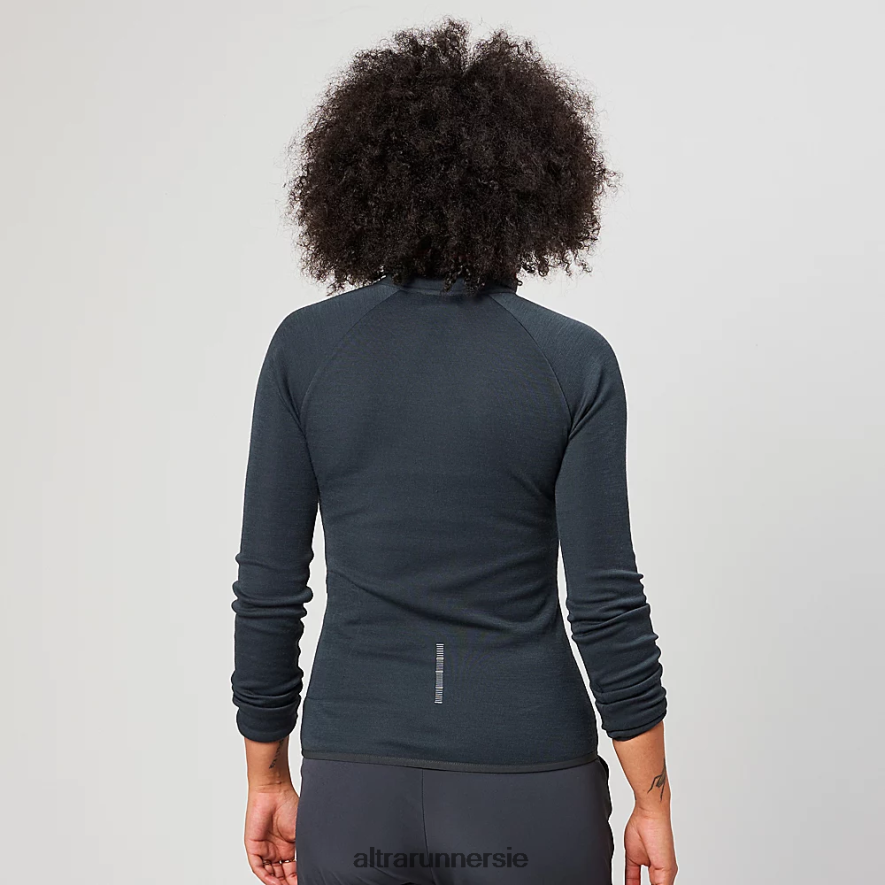 Altra ZZJJLB137 CORE MERINO WOOL 1/2 ZIP Women Tops Black