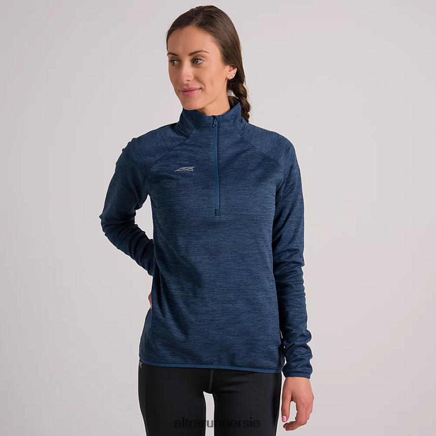 Altra ZZJJLB143 CORE 1/2 ZIP PULLOVER Women Tops Moonlit Ocean Heather