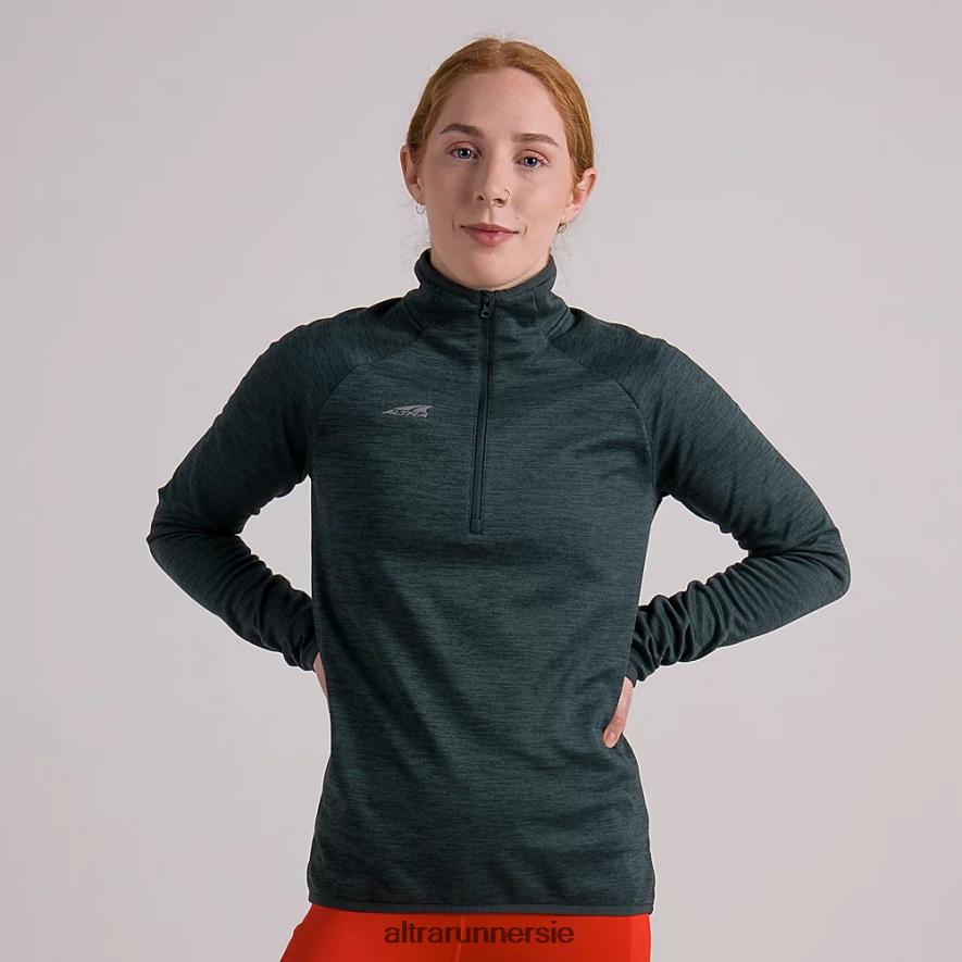 Altra ZZJJLB144 CORE 1/2 ZIP PULLOVER Women Tops Forest River Heather